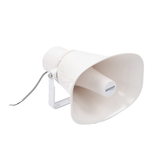 SF-720A Altavoz para Exterior | Tipo Trompeta | 15-30W | 70/100V | IP66 | Material ABS | Bracket de Metal
