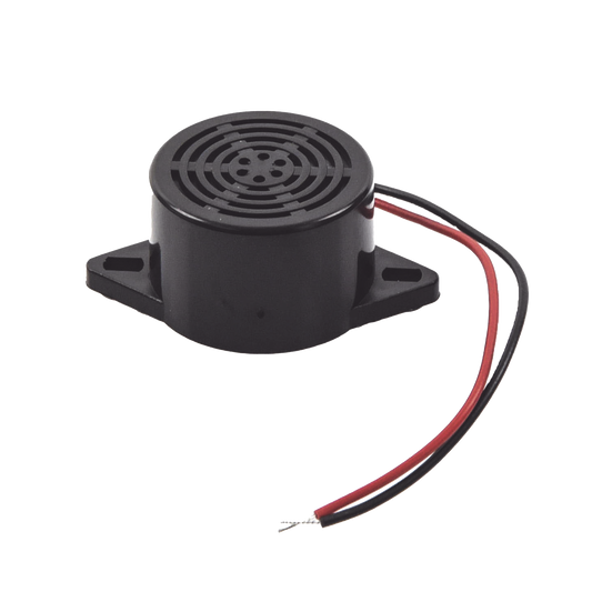SF-BUZZER Zumbador 85 dBi a 12 Vcc para Chapas y Contrachapas permite avisar que la puerta se esta abriendo.