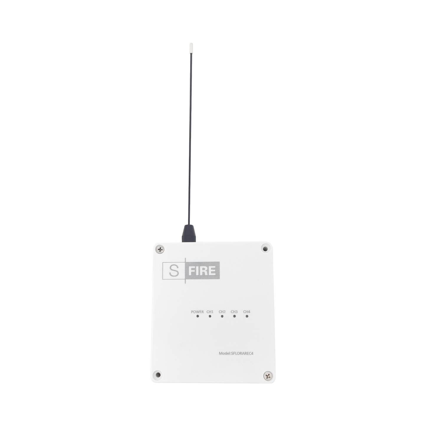 SF-LORA-REC-4 - Receptor inalámbrico / 2500 metros de cobertura / 4 salidas de relevador tipo C