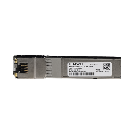 SFP-1000BASET - Transceptor de SFP a RJ45 / Negociación de 10/100/1000Mbps / Conector RJ45 / Distancia de hasta 100m