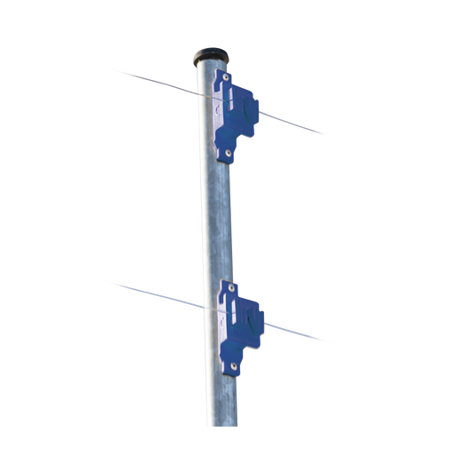 SFPASOB Aislador de Paso colo Azul reforzado para cercos eléctricos, resistente al clima extremoso
