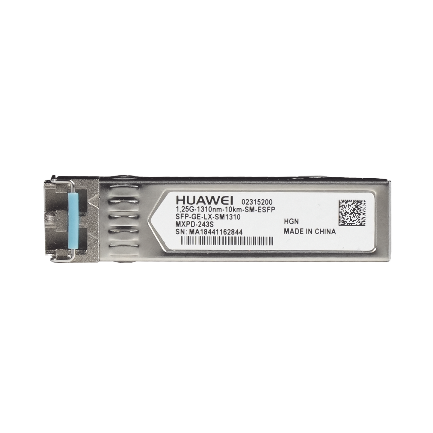 SFP-GE-LX-SM1310 - Transceptor Óptico eSFP / Velocidad de 1Gbps / Monomodo / 1310nm / Conector LC / Distancia de hasta 10 Km
