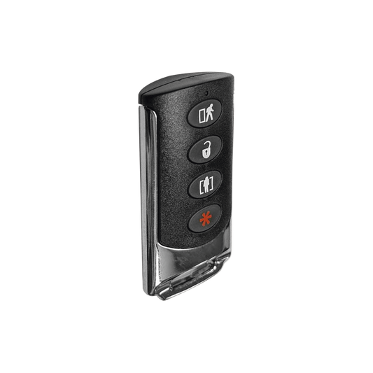 SFWST102 LLavero remoto de 4 Botones de uso rudo ideal para Armado total/parcial/desarmado/pánico. Duracion de Batería hasta 5 años.