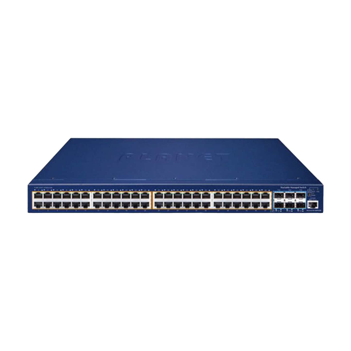 SGS-6310-48P6XR - Switch Administrable Stacking Capa 3, 48 Puertos PoE Gigabit 802.3at, 6 Puertos SFP de 10 G, Entrada de Alimentación Redundante de 55 V cc.