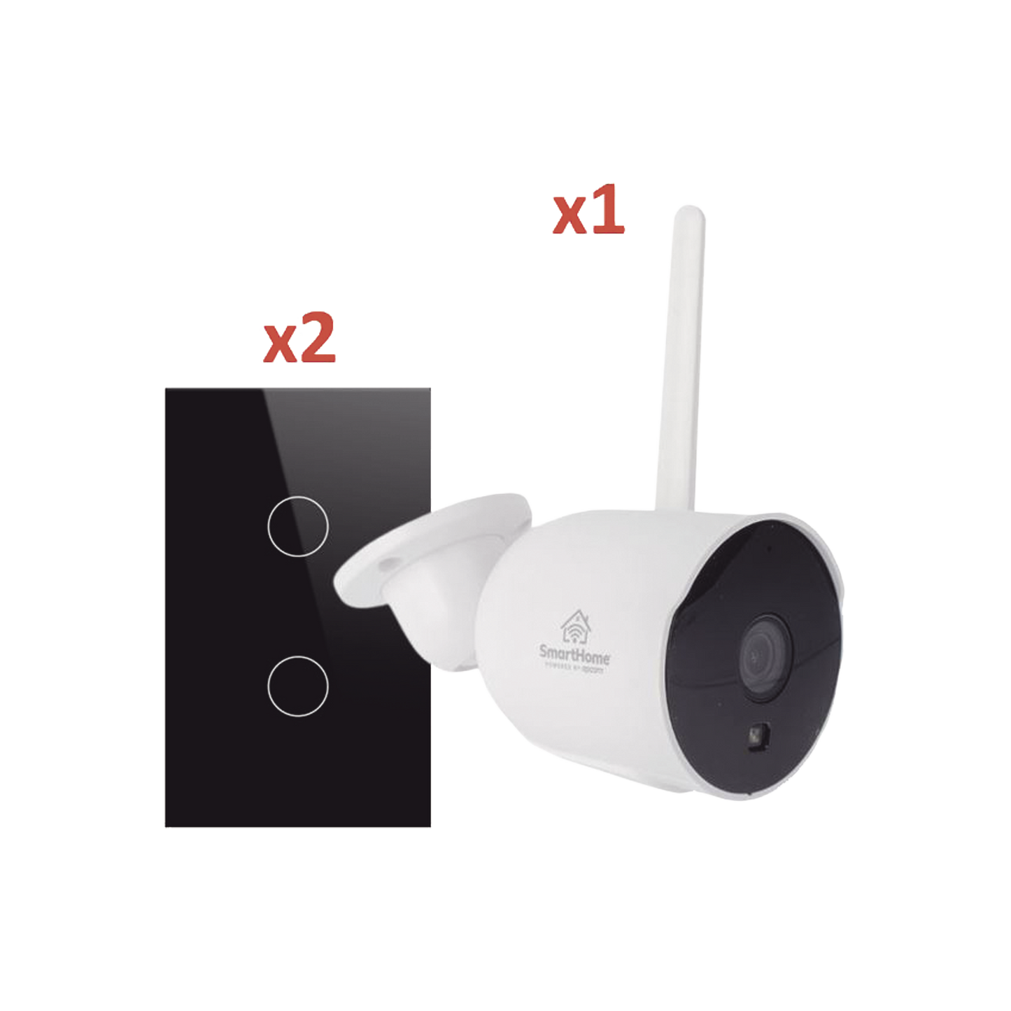 SH1CAM2SK - (Wifi) KIT 1 camara Wifi y 2 apagadores inteligentes Wifi