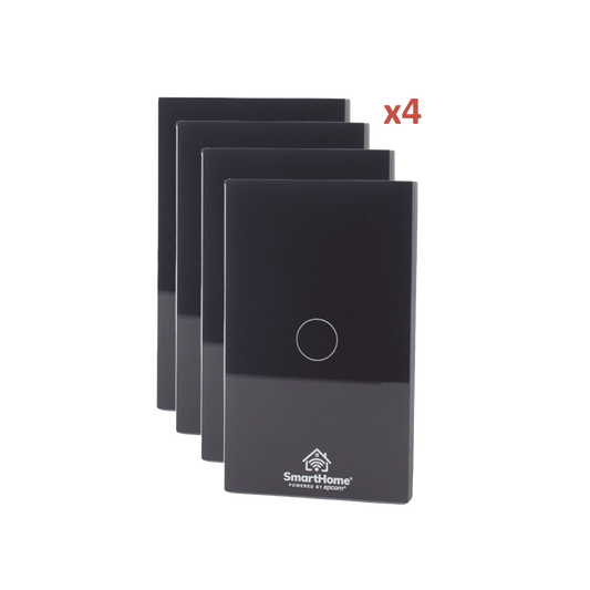 SH411W4K - (Wifi) KIT 4 apagadores inteligentes Wifi compatibles con Alexa y GoogleHome