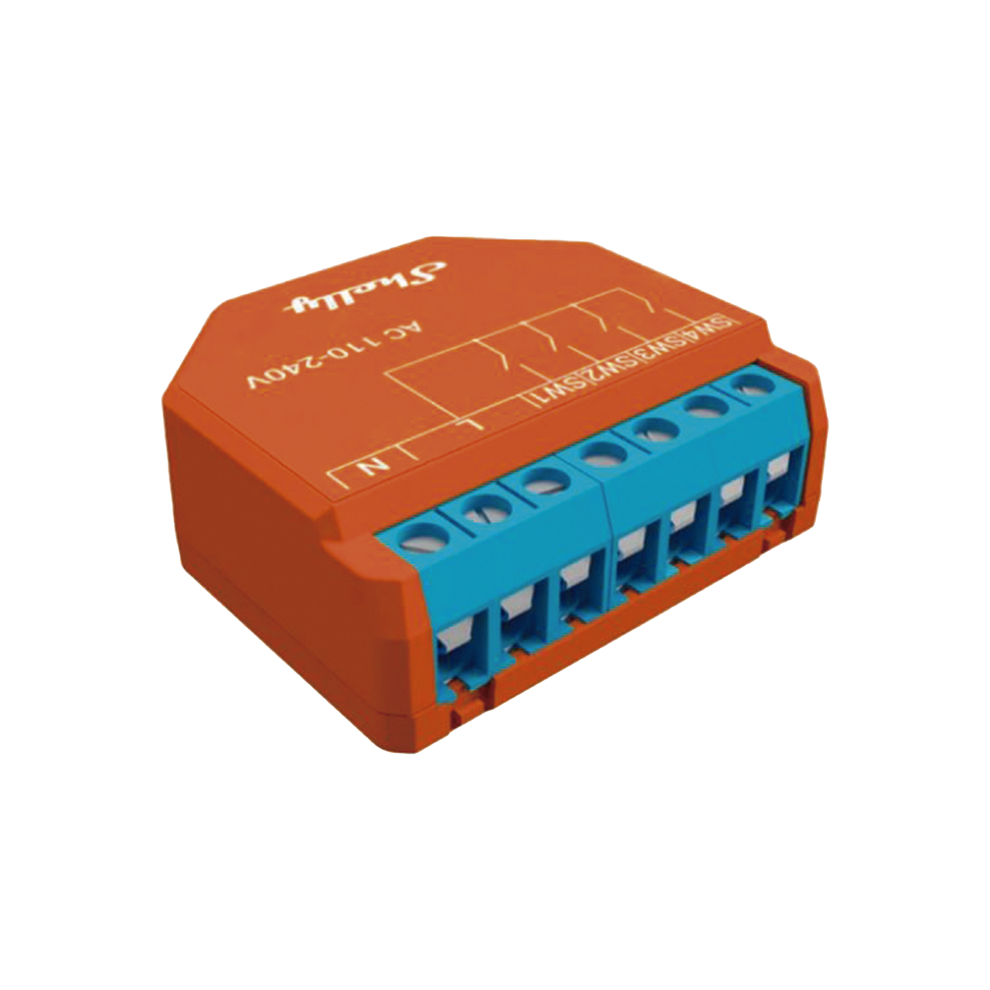 SHELLYPLUSI4 Controlador de Cuatro Entradas Digitales / WIFI/ Residencial / Nube P2P y control local / Google Nest / Alexa