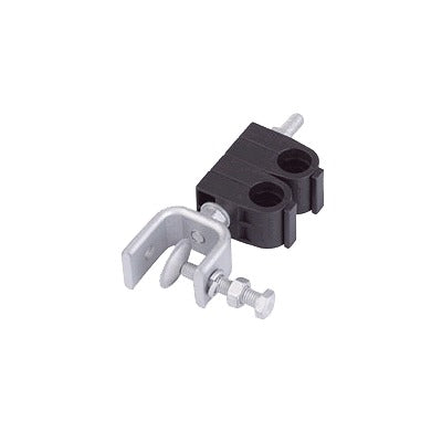 SHK-12-2-P - Sujetador de 2 Cables de 1/2. Instalaci�n en �ngulo. Soporte de Acero Inoxidable