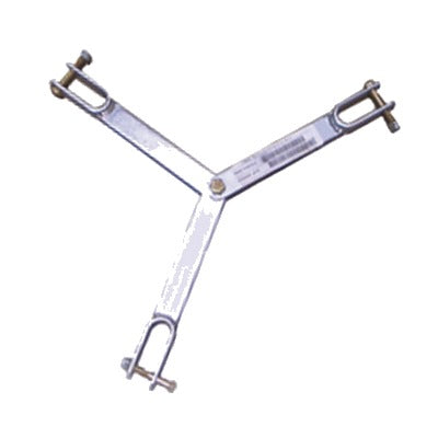 SJB-35 - Brida para sujeción de retenida compatible con tramos STZ35, Galvanizado electrolítico.