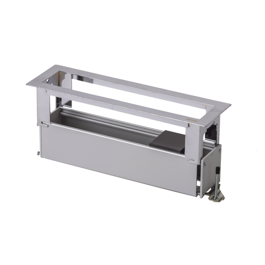 SM-CEP-4M - Caja Para Instalación en Escritorio para Voz, Datos o Contactos Eléctricos / Capacidad para 4 Módulos / Salida de Cables Posterior / Los Módulos se Adquieren Aparte / (KFC134/14CY)