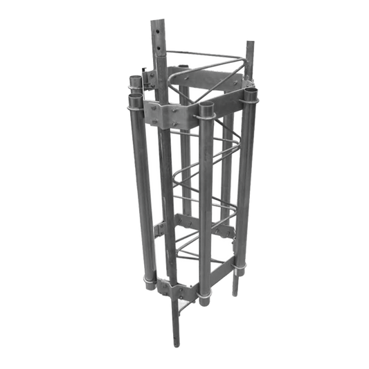 SM-HEX-35G - Herraje para 6 antenas sectoriales compatible con tramo STZ35G.