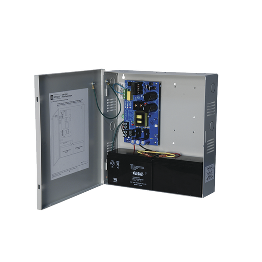 SMP10C24X Fuente de Poder ALTRONIX de 24 Vcc @ 10 Amper / 1 salida / Ideal para aplicaciones de Control Acceso/Intrusión / CCTV / Con voltaje de entrada de 115 Vca / Con capacidad de baterías de respaldo / Requieren baterías