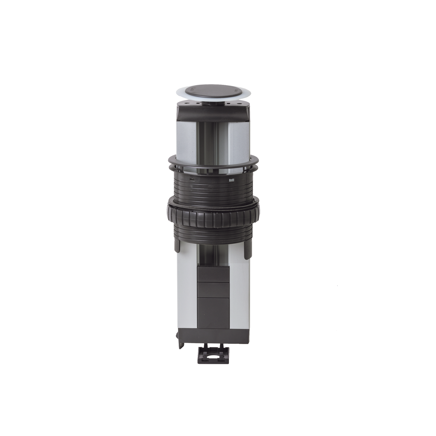 SM-TORR4M - Teleblock Simon K45 para Voz, Datos, Multimedia o Contactos El�ctricos / Capacidad para 4 M�dulos K45 / Apertura Manual con Tapa Abatible / Instalaci�n en Mobiliario de Oficina o Comercial / (KTL204CY)
