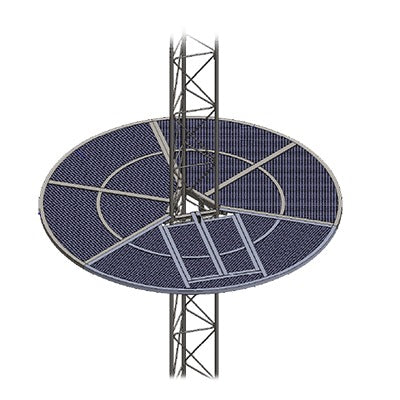 SOM-30 - Sistema Anti Escala tipo Sombrilla para Torre STZ30G. Galvanizada por Inmersión en Caliente.