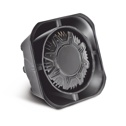 SP100 - Bocina Compacta de Uso Rudo, 100 Watts de Potencia, Ideal Para Vehículos de Encubierto, Montaje Universal, 11 Ohms de Impedancia