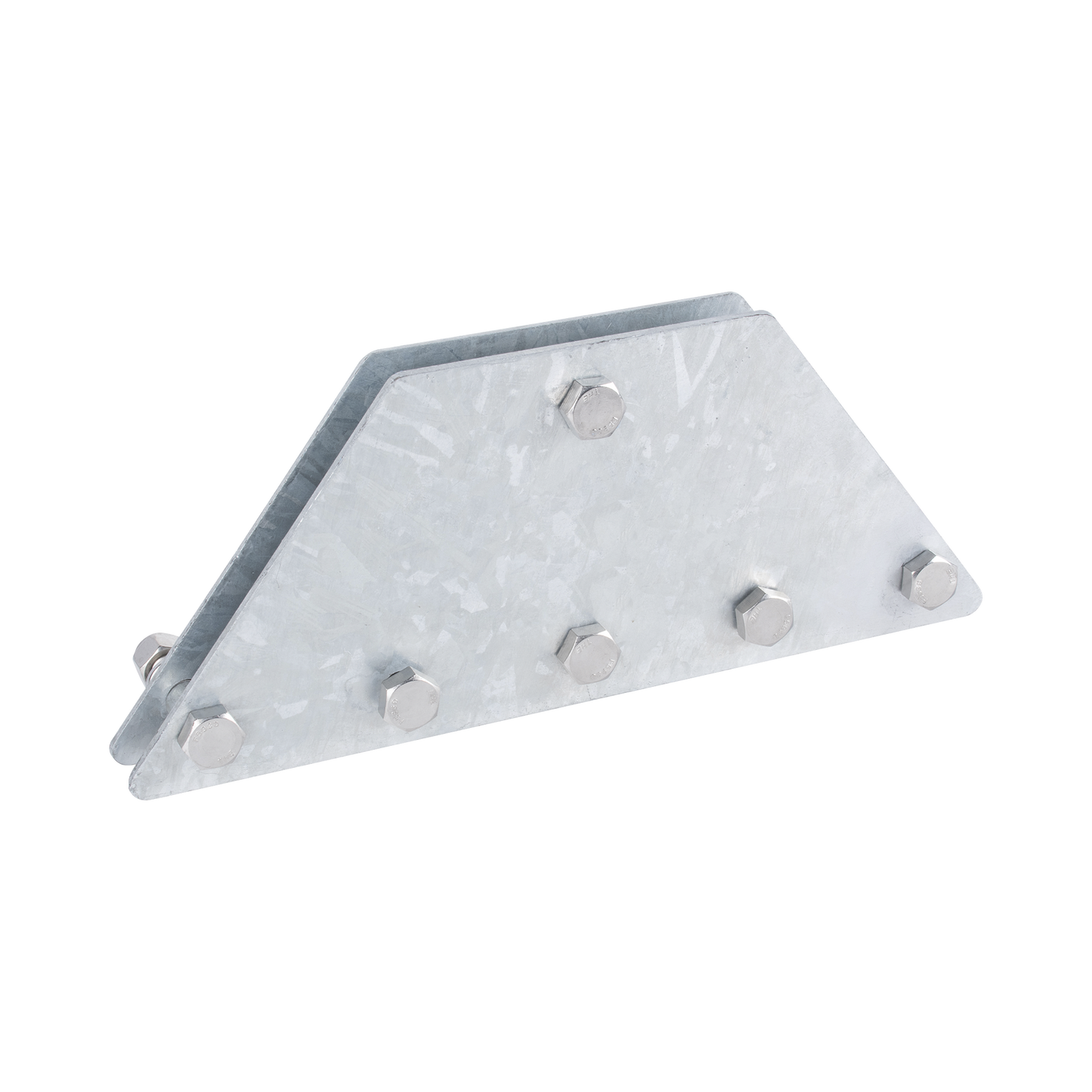 SP202050G6R - Placas igualadoras con tornillería y separadores, para 6 retenidas. Galvanizado en inmersión.