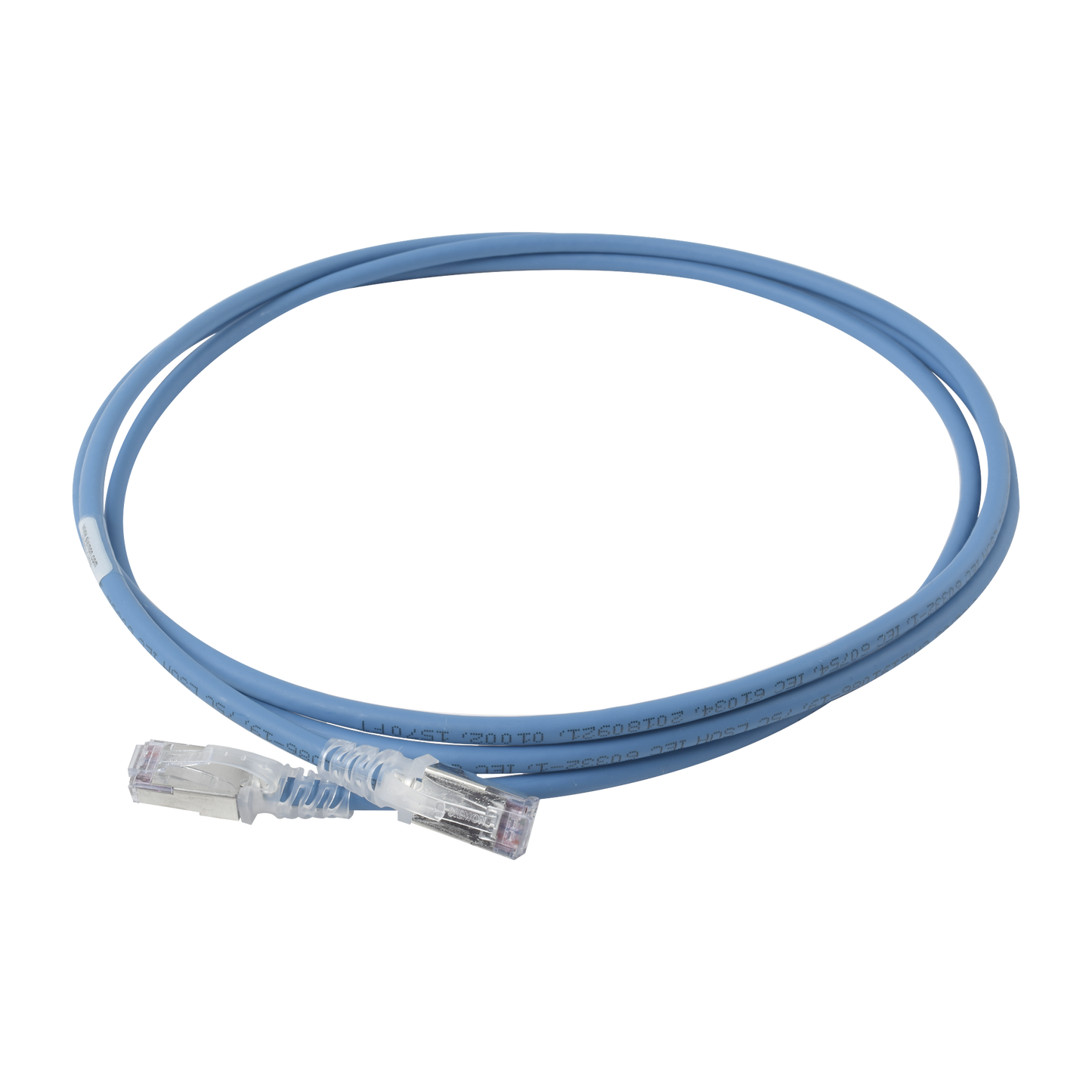 SP6A-S07-06 - Patch Cord Skinny Cat6A Blindado S/FTP, 2.13 Metros (7 Pies), Di�metro Reducido 28 AWG, Color Azul