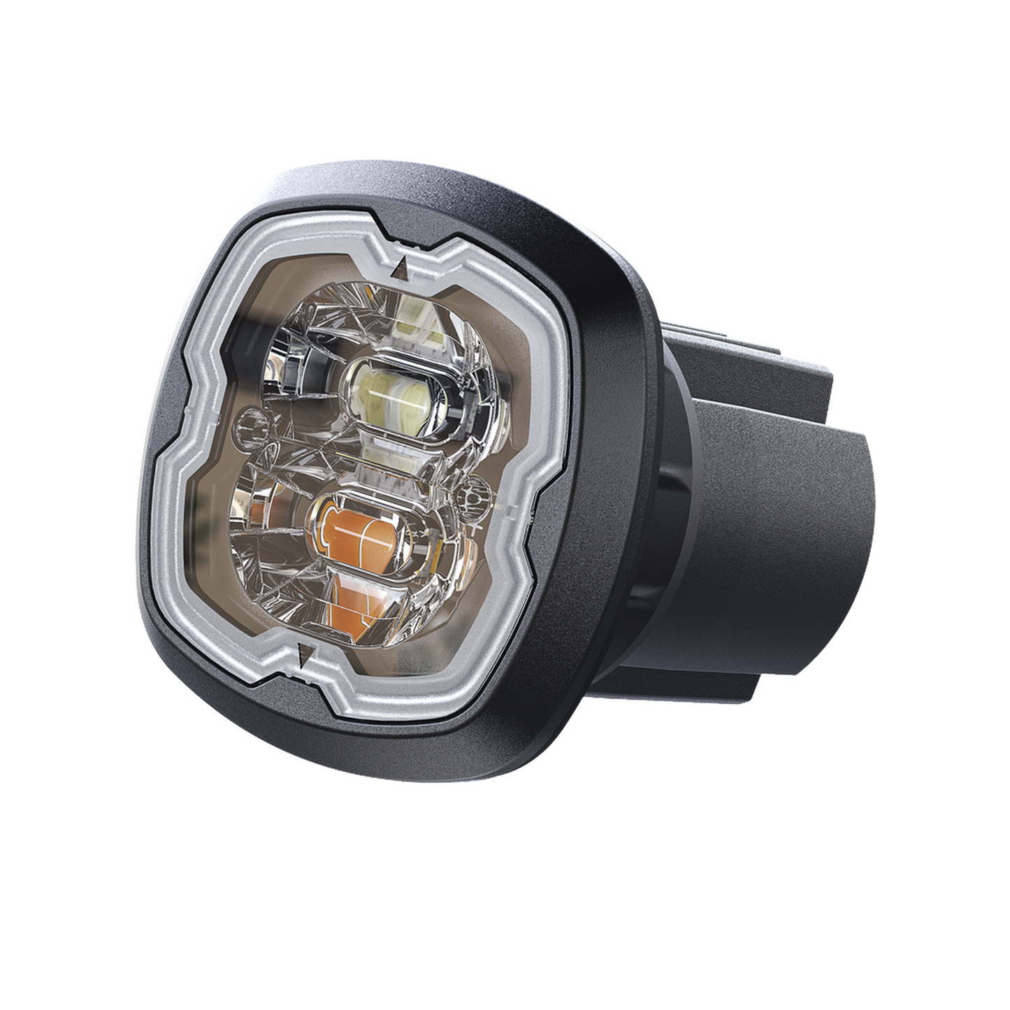 SPF16W - Estrobo Oculto, 6 LED, Claro, SAE Clase I, Empotrable, Lente Transparente