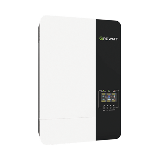 SPF3000TLLVMES - Inversor Cargador 3kW Compatible con Baterías de Litio, Monitoreo Remoto y Sincronización para Mayor Potencia, Operación 48Vcc