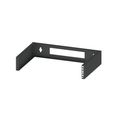 LP-RAP-1202 Rack Abierto de montaje en Pared, de 19in, Espacio para 2 Unidades de rack, Se envía el Gabinete Armado.