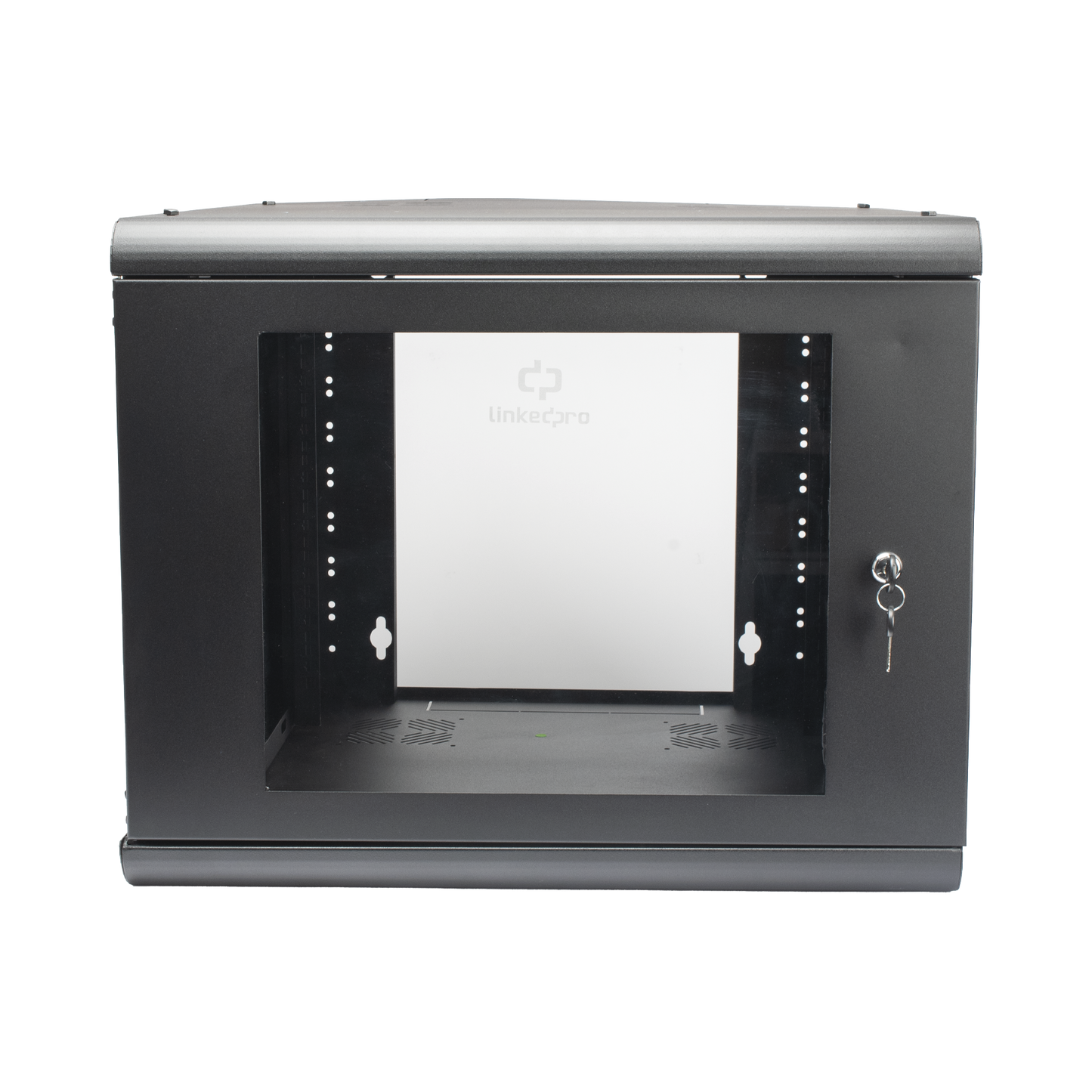 SR-1909-GN2G - Gabinete de Pared 9U de 635 mm de Profundidad, Rack de 19 in en Acero Reforzado: Compacto y Resistente para Soluciones Profesionales