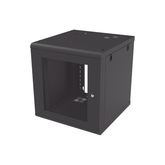 SR-1912-GN2G - Gabinete de Pared 12U de 635 mm de Profundidad, Rack de 19 in en Acero Reforzado: Compacto y Resistente para Soluciones Profesionales