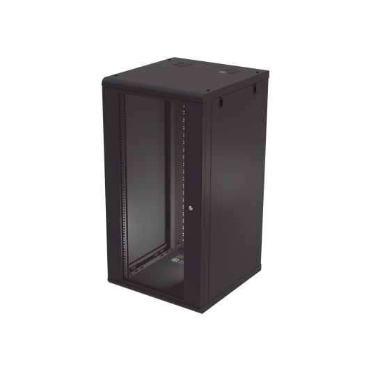 SR-1924-GN2G - Gabinete de Pared 24U de 635 mm de Profundidad, Rack de 19 pulgadas en Acero Reforzado: Compacto y Resistente para Soluciones Profesionales
