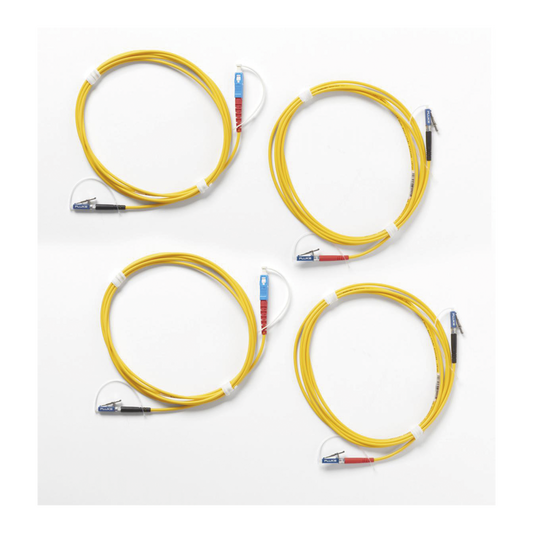 SRC-9-SCLC-KIT-M - Kit de Cables de Referencia de Comprobaci�n Monomodo CertiFiber Pro, Para Fibras con Conectores LC (2 SC/LC Met�lico, 2 LC/LC Met�lico), de 2 Metros (6.56 Pies)