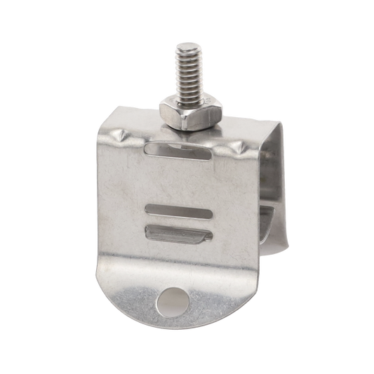 STBH12 - Sujetador de Doble Click para Cable Coaxial de 1/2 Pulgada Paquete de 10 Piezas