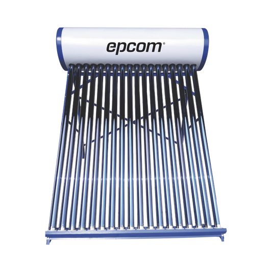 STELPWH180 - Bóiler Solar de 180L, Baja Presión con 18 Tubos de Vacío de Mayor Resistencia y Termotanque Inoxidable de Grado Alimenticio 180 L Resistentes a Granizo de Hasta 25 mm/ l, Incluye Anodo de Magnesio