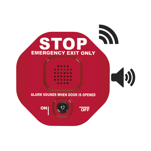 STI-6400WIR - Alarma de puerta multifunción Exit Stopper® inalámbrica