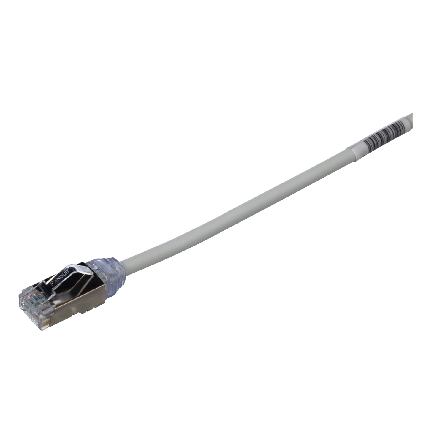 STP28X2MIG - Patch Cord Cat6A, Diametro Reducido 28 AWG, Blindado S/FTP, CM/LS0H, 2 Metros (6.56 Pies), Color Gris