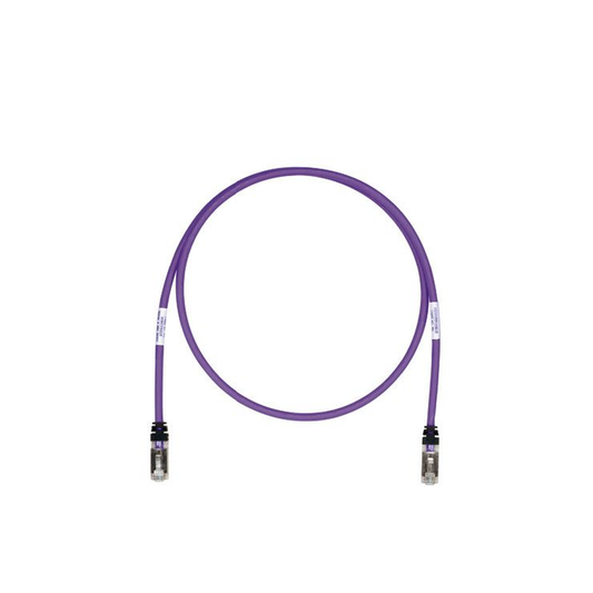 STP6X10VL - Patch Cord Cat6A, Blindado S/FTP, CM/LS0H, 3.05 Metros (10 Pies), Color Violeta