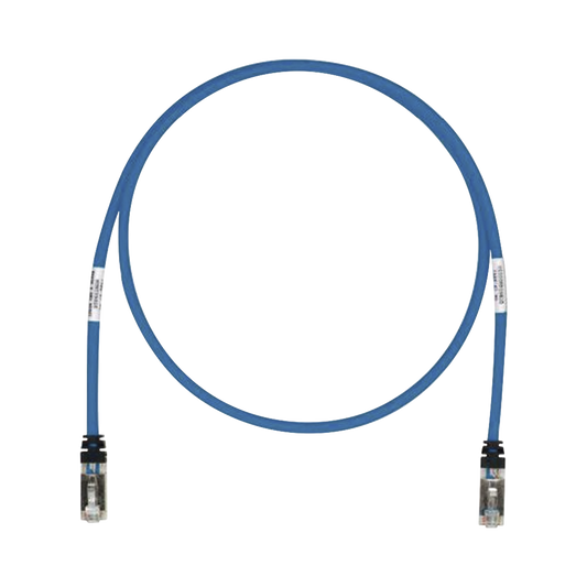 STP6X30BU - Patch Cord Cat6A, Blindado S/FTP, CM/LS0H, 9.14 Metros (30 Pies), Color Azul