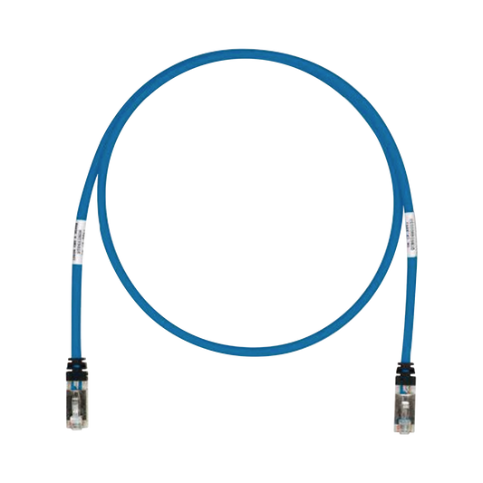 STP6X5BU - Patch Cord Cat6A, Blindado S/FTP, CM/LS0H, 1.52 Metros (5 Pies), Color Azul