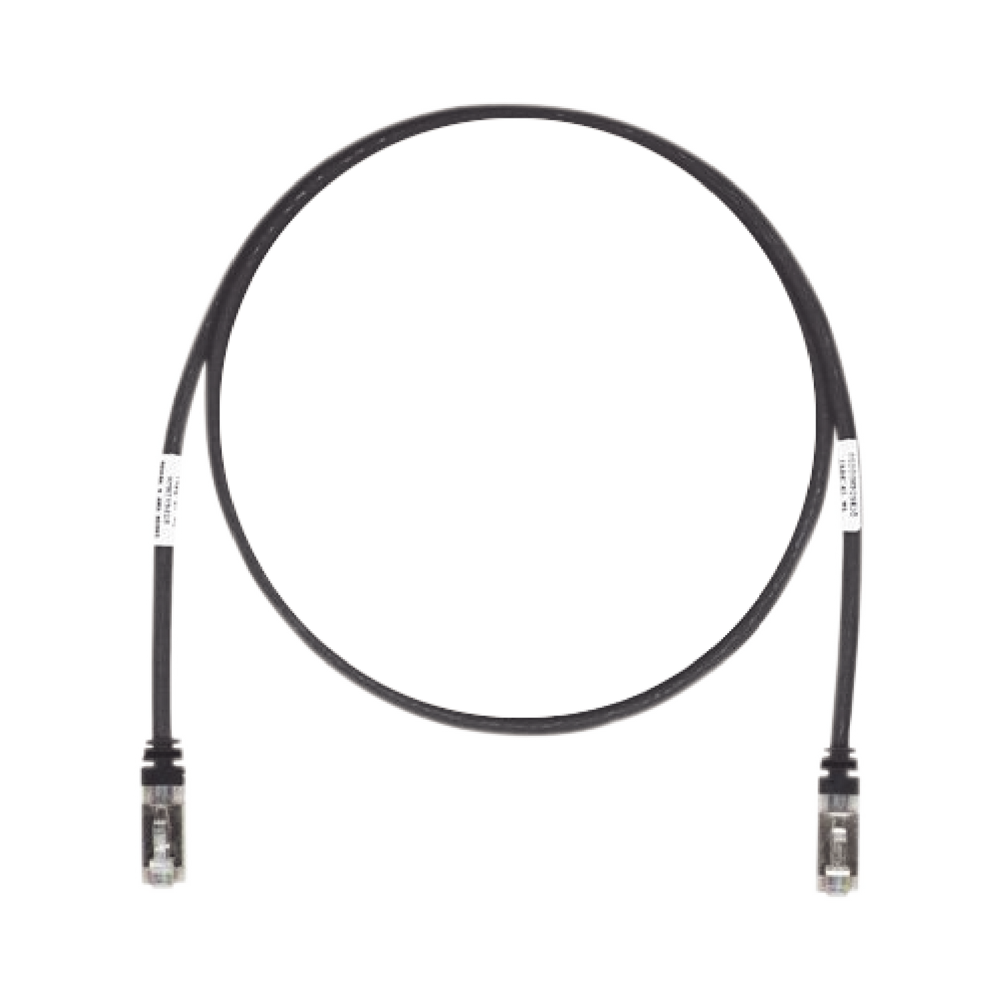 STP6X7BL - Patch Cord Cat6A, Blindado S/FTP, CM/LS0H, 2.13 Metros (7 Pies), Color Negro