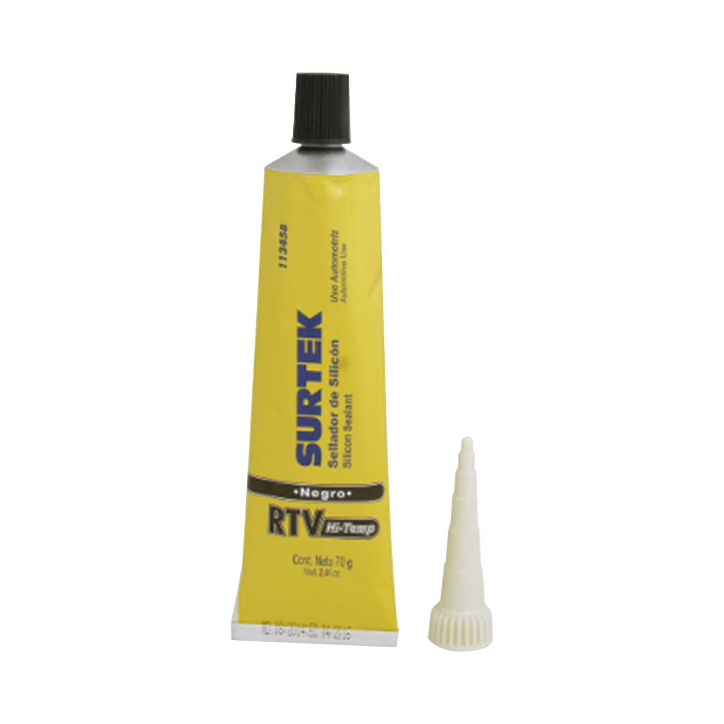 SYS-113-458 - Silicón para Altas Temperaturas /Color Negro/ Tubo 70 g.
