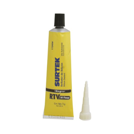 SYS-113-458 - Silicón para Altas Temperaturas /Color Negro/ Tubo 70 g.