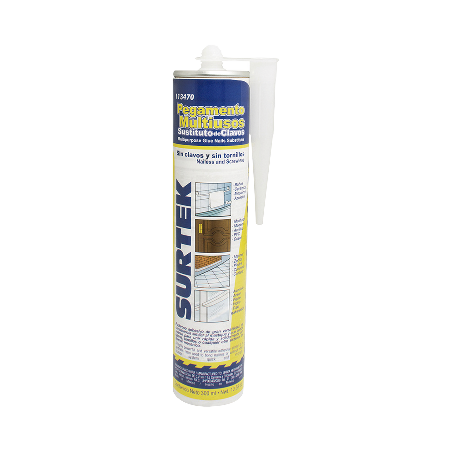 SYS113470 - Pegamento Multiusos Sin Clavos (300 ml) (SKU:113470)