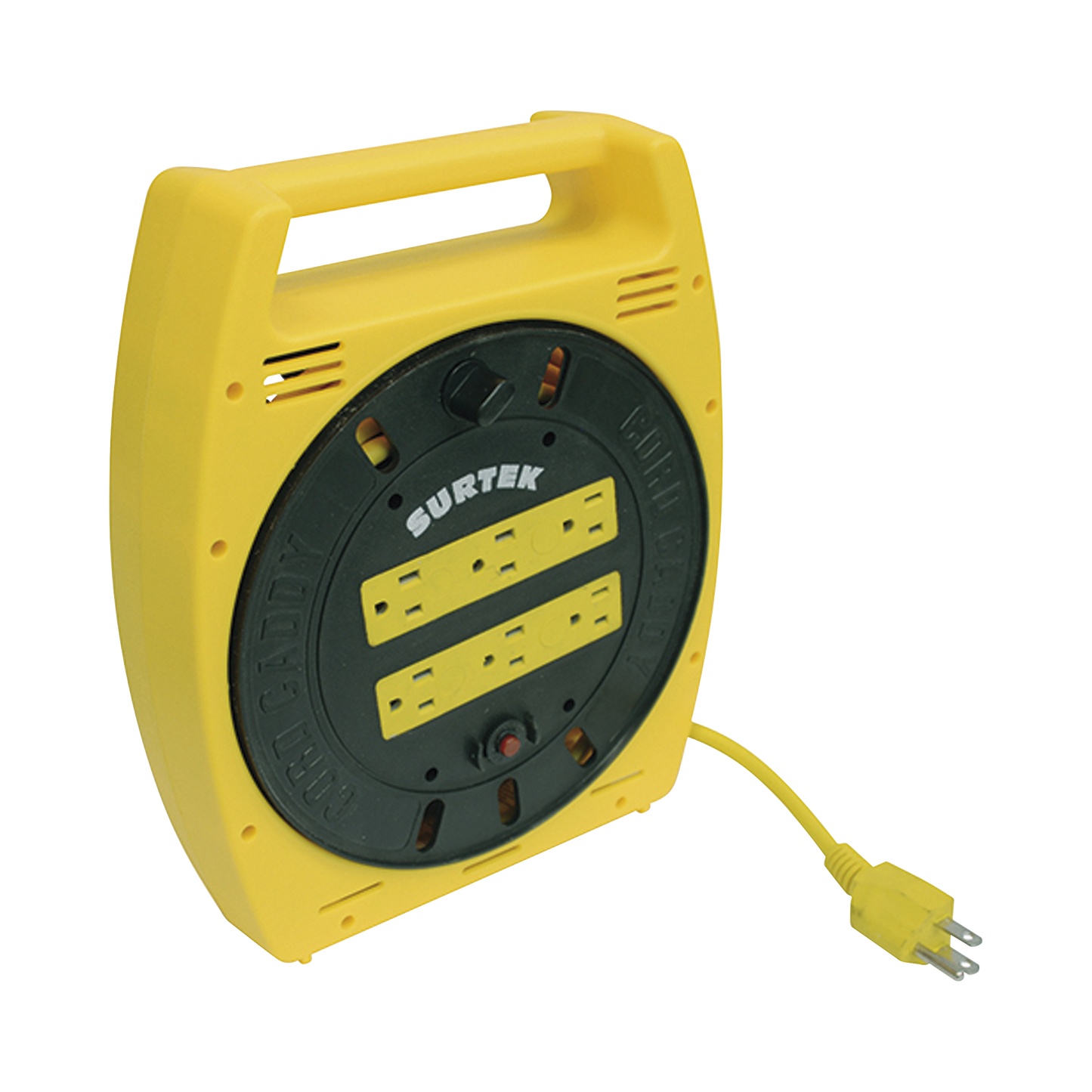 SYS-136035 - Multicontacto Eléctrico Tipo Carrete con 6 Contactos y 6 metros de Extensión / 127 V CA 10 A Máximo.