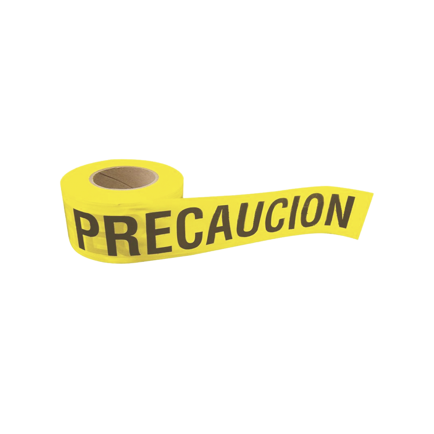 SYS-137297 - Cinta para barricada "PRECAUCION" de 100 m y ancho de 3".