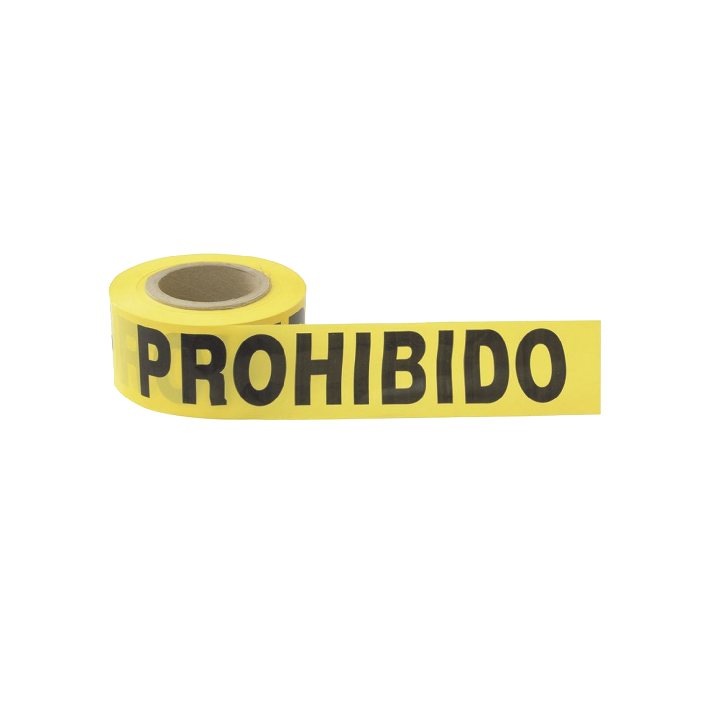 SYS-137299 - Cinta para barricada "PROHIBIDO EL PASO" de 100 m y ancho de 3".