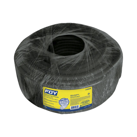 SYS-142850 - Manguera flexible para cables 1/2" x 100 m /Polietileno Alta Densidad HDPE/ Sin guía /Para uso en interiores.