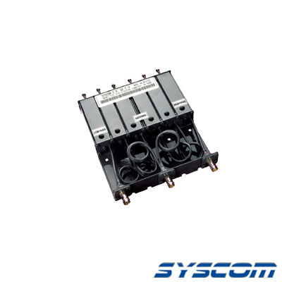 SYS-1533-1 - Duplexer SYSCOM en VHF, 6 Cav. 136-148 MHz, 50 Watt, 5 MHz Sep. Rechazo de Banda, BNC Hembras.