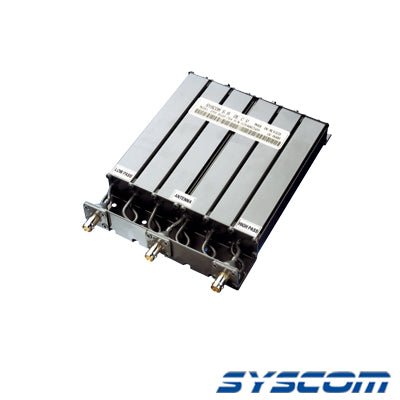 SYS-4533-1P - Duplexer SYSCOM en UHF, 6 Cav. 403-430 MHz, 50 Watt, 5 MHz Sep. Rechazo de Banda, BNC Hembras.