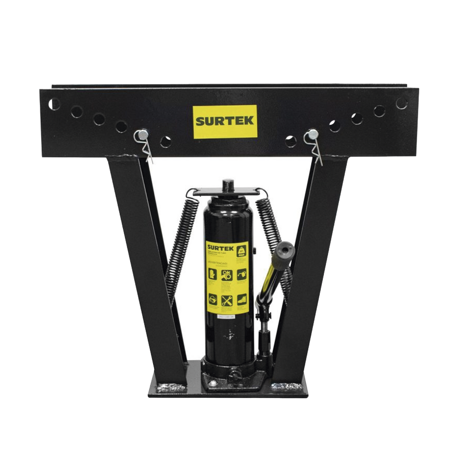 SYS-DT12 - Doblatubos hidráulico de 1/2" a 2" incluye dados con medidas, capacidad 12 toneladas.