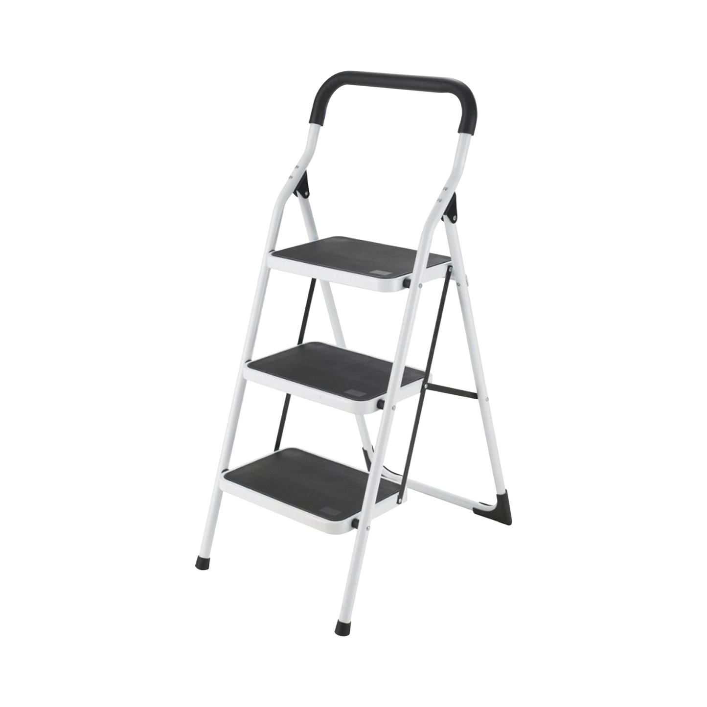 SYS-ETT-3 - Escalera Plegable Tipo Taburete de Acero de 1.13 m.