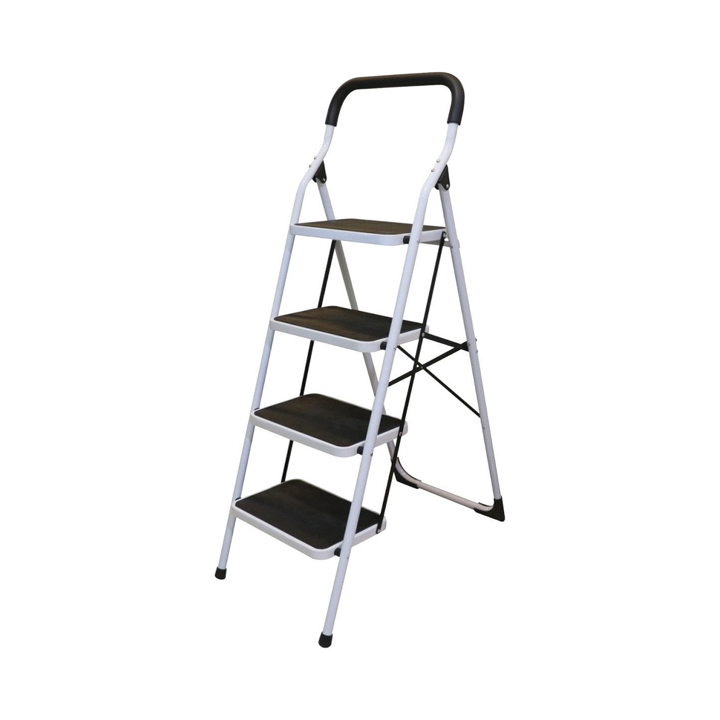 SYS-ETT-4 Escalera Plegable Tipo Taburete de Acero de 1.37 m.