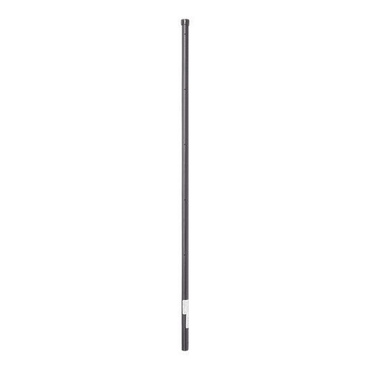 SYS-POST-4B - Poste de Esquina Negro de 1.2m para Cerca Electrificada de Tubo Galvanizado cal. 18 de 1"Diam. para 5 Aisladores (No incluidos).
