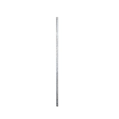 FENCEPOST Poste de esquina fabricado en tubo galvanizado con 5 perforaciones para aisladores.